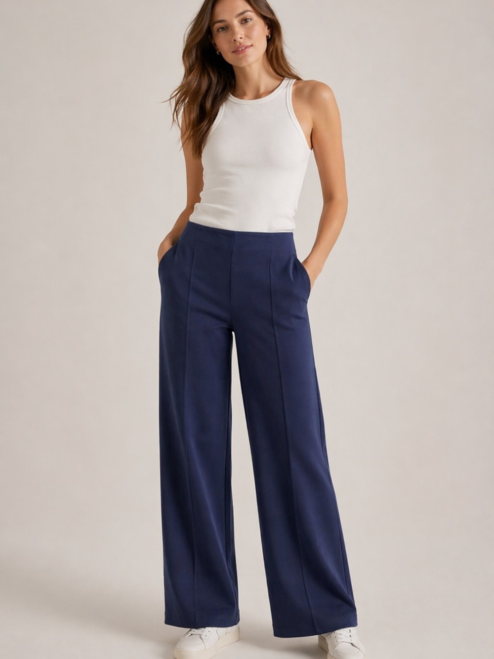 a new day Navy High-Rise Wide-Leg Pants